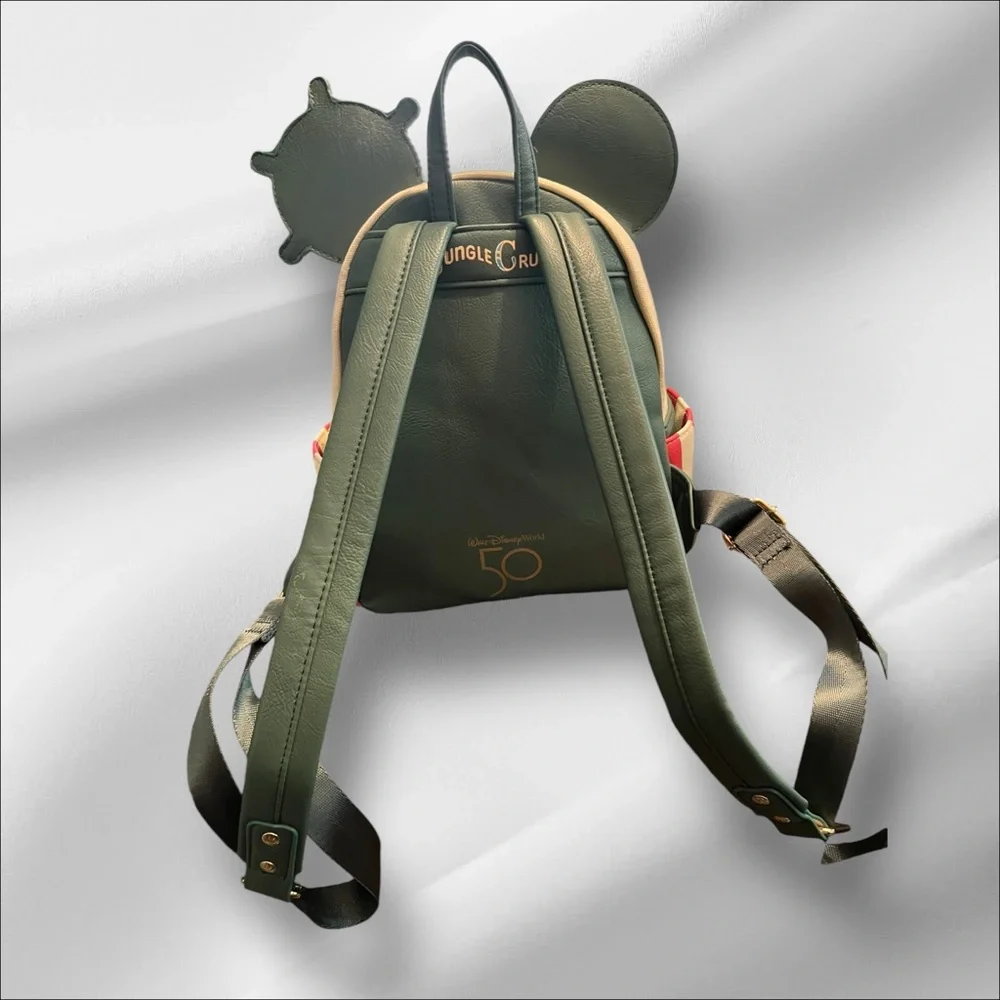 DISNEY LIMITED RELEASE MICKEY MAIN ATTRACTION LOUNGEFLY BACKPACK - JUNGLE CRUISE